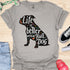 Life is better with a bulldog - V9 - Artistic Inset T-Shirt